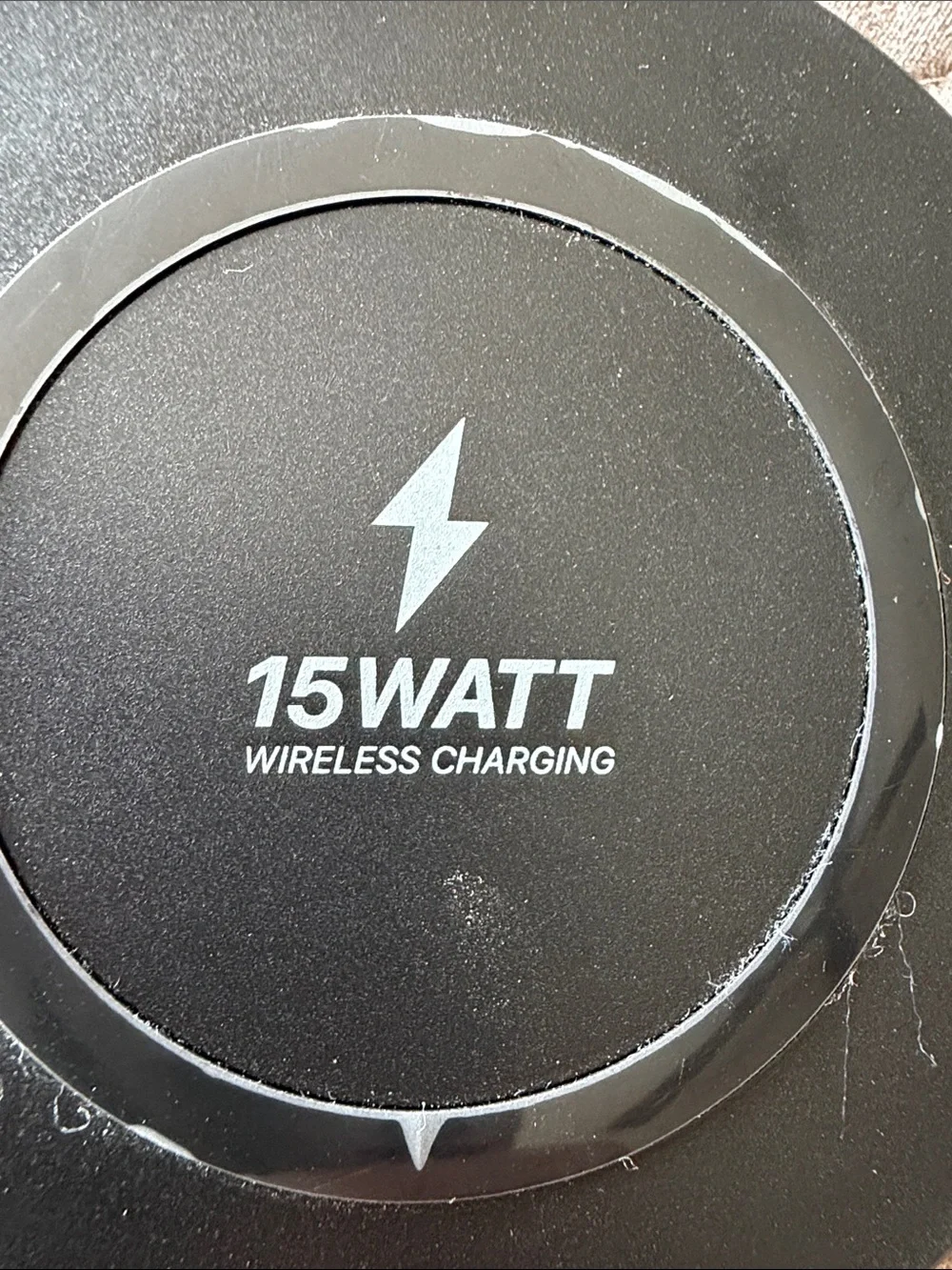 15W Wireless Charging Pad - Black